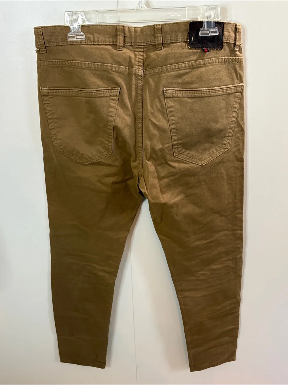 ZARA Men Slim Jeans in Brown Tan